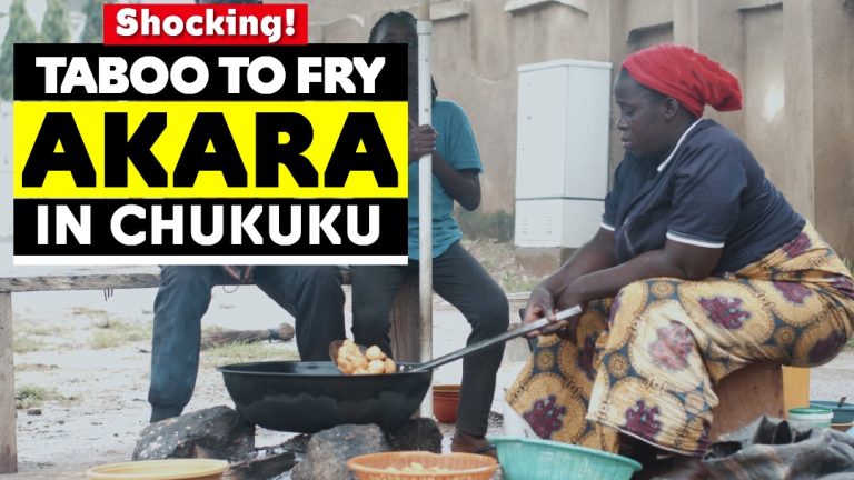 Shocking! A Village Where It Is Taboo To Fry Akara